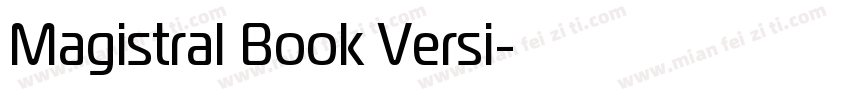 Magistral Book Versi字体转换